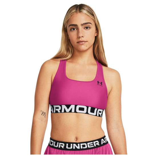 Under Armour Γυναικείο μπουστάκι HeatGear Authentics Mid Branded Bra Under Armour Γυναικείο μπουστάκι HeatGear Authentics Mid Branded Bra